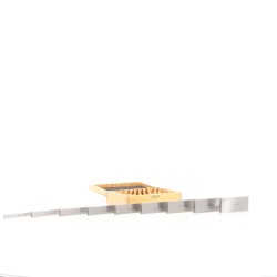 Tarkkuuspalikkasetti 18 kpl (9 paria), 100 mm, työkaluteräs