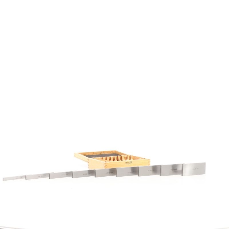 Tarkkuuspalikkasetti 18 kpl (9 paria), 100 mm, työkaluteräs