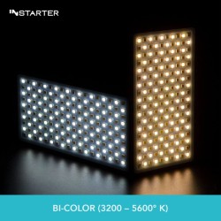 Instarter Spectar Bi-Color Flex P-Pocket LED 1.0 LED-videovalo 12 W, diffuusori ja varavirtatoiminto