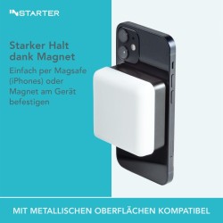 Instarter Spectar RGB Magsafe LED 0.3 magneettinen RGB LED-videovalo, Magsafe-yhteensopiva, musta