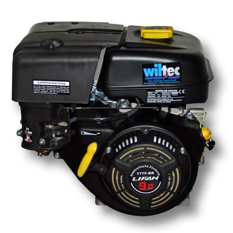 LIFAN 177 bensiinimoottori 6,6 kW 9 PS 270 cm³ öljykylpkyhteinen kytkin ja 2:1-alennusvaihteisto