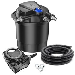 SunSun CPA-20000 lampisuodatinsetti 40000 l, 36 W UV-C, NEO-12000 SuperECO pumppu 12000 l/h, 10 m letku 38 mm