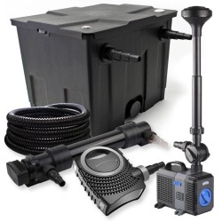 SunSun lampisuodatinsetti CBF 350 12000 l NEO 10000 pumppu 10000 l h CUV 636 UV puhdistin 36 W 25 m letku