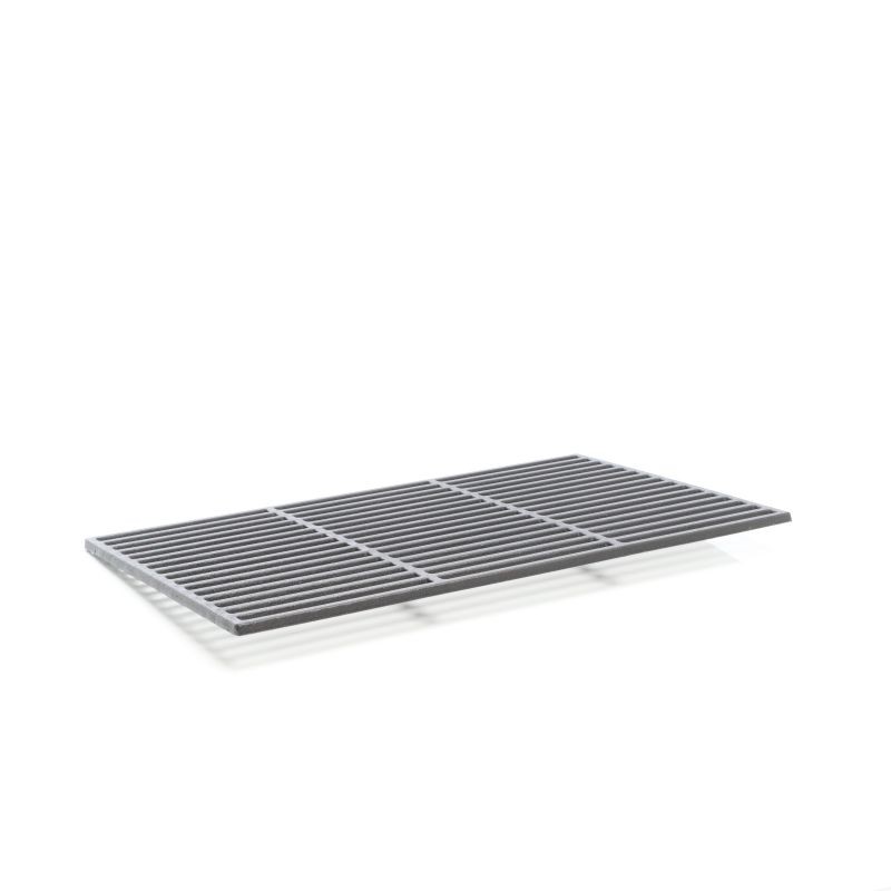 Valurautaritilä 54 x 34 cm, suorakaide, massiivinen, hiili- ja kaasugrilleihin