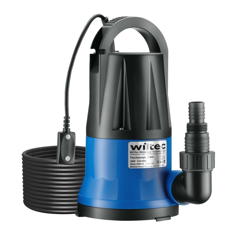 Likavesipumppu 400 W, 6000 l/h, pumppauskorkeus 7 m, matalaimu 1 mm