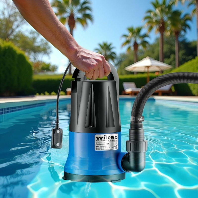 Likavesipumppu 400 W, 6000 l/h, pumppauskorkeus 7 m, matalaimu 1 mm