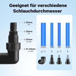 Likavesipumppu 400 W, 6000 l/h, pumppauskorkeus 7 m, matalaimu 1 mm