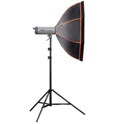Walimex pro Octagon Softbox Orange Line 90 cm diffuusorit ja kuljetuslaukku