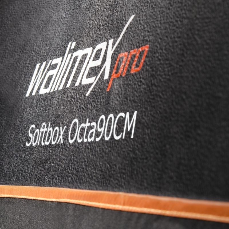 Walimex pro Octagon Softbox Orange Line 90 cm - diffuusorit ja kuljetuslaukku