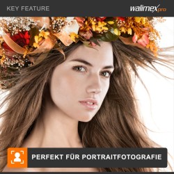 Walimex pro Daylight 250S LED-studiovalo 35 W, 5000 K, Bowens-liitäntä ja heijastin