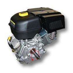 LIFAN 190 bensiinimoottori 15 hv, 420 cm³, 4-tahtinen, OHV, käynnistysnaru, 25,4 mm kampiakseli, pienkoneisiin