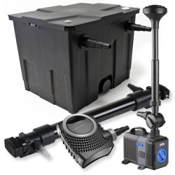 SunSun lampisuodatinsetti: CBF-350 12000 l, CUV-672 UV-selkeytin 72 W, NEO-10000 10000 l/h, CTP-5003 5000 l/h