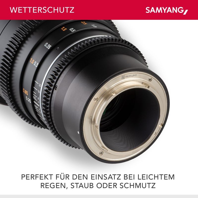 Samyang MF 24mm T1,5 VDSLR MK2 videon laajakulmaobjektiivi Sony E