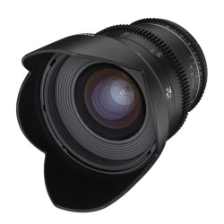 Samyang MF 24mm T1,5 VDSLR MK2 laajakulma- ja videokuvausobjektiivi Canon RF, täyskenno ja APS-C