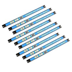 Magneettiset työkalutelineet 9 kpl, 46 cm, hiiliteräs, sininen