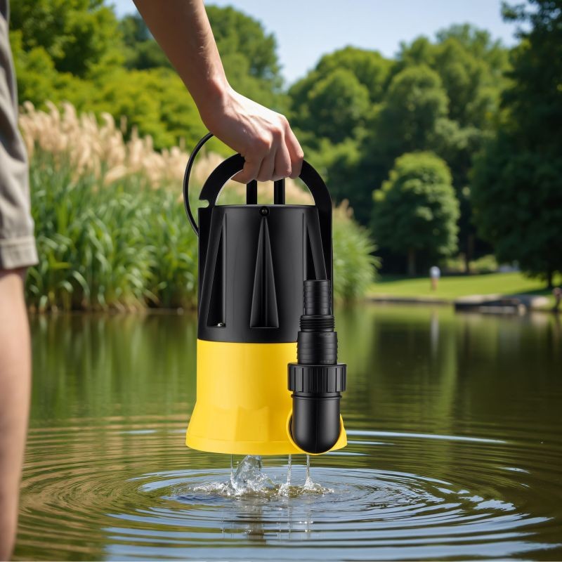 Uppopumppu puhtaalle vedelle 400 W, 7300 l/h, 7 m nostokorkeus, sensori