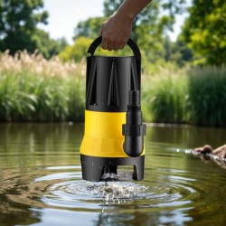 Likaveden uppopumppu 550 W, 12 500 l/h, 7 m nostokorkeus, 7 m syvyys, sensori, 2 toimintatilaa