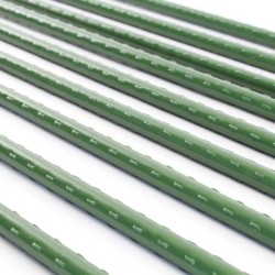 Toboli tukikepit 40 kpl, 120 cm, 11 mm, vihreä, teräs ja muovi, tomaateille ja köynnöskasveille