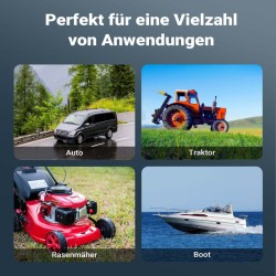 Akkukäyttöinen itseimevä siirtopumppu 12 V bensiinille dieselille ja öljylle LED merkkivalo