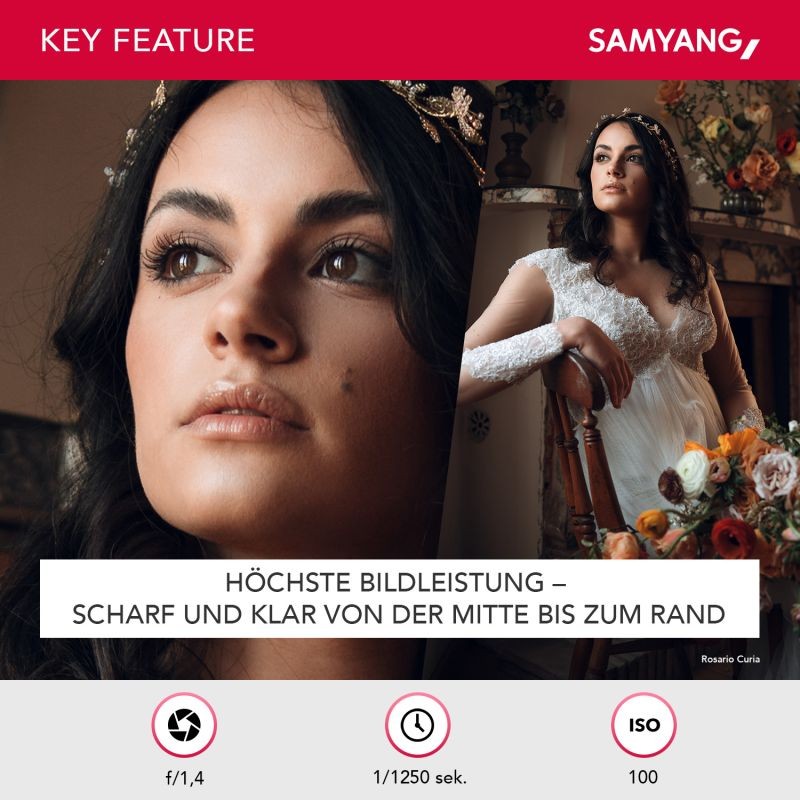 Samyang AF 35mm F1,4 FE II laajakulmaobjektiivi Sony E-kennoille, täyskenno ja APS-C, sääsuojaus