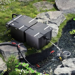 SunSun lampisuodatinsetti CBF-350B 60000 l, NEO-10000 pumppu 10000 l/h, CUV-236 UVC-puhdistin 36 W, 25 m letku