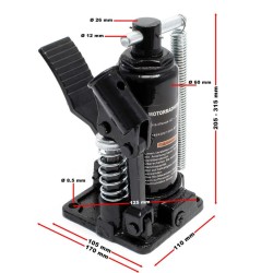 Hydraulisylinteri moottoripyörän, ATV:n ja quadin nostimen varaosa 50799