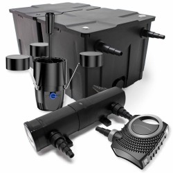 Lampisuodatinsetti CBF-350B 60000 l, NEO-10000 pumppu 10000 l/h, CUV-236 UVC-selkeytin 36 W, CSP-250 pintaskimmer