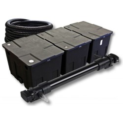 SunSun lampisuodatinsetti CBF 350C biosuodatin 90 000 l CUV 672 UVC puhdistin 72 W 5 m letku 25 mm