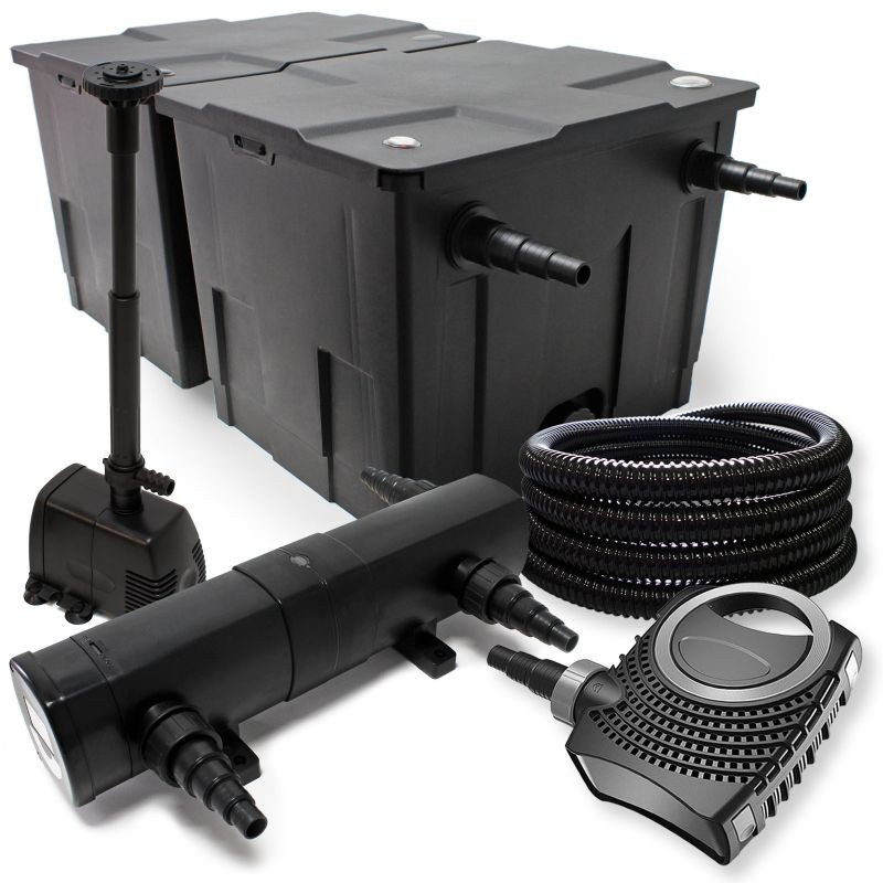 Lampisetti CBF-350B suodatin 60000 l, NEO-10000 pumppu 10000 l/h, CUV-236 UVC-selkeytin 36 W, 25 m letku 25 mm
