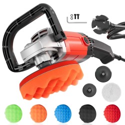 Auton kiillotus ja hiomakone 1200 W 180 mm 3000 kierrosta min 6 nopeusasteen lisävarusteilla