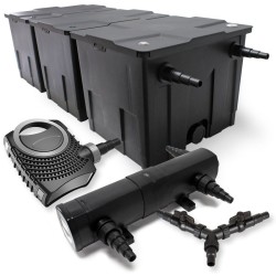 SunSun lampisuodatinsetti CBF 350C 90000 l CTF 8000 pumppu 8000 l h CUV 218 UVC selkeytin 18W Y jakaja