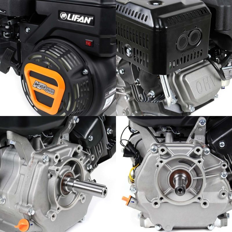 LIFAN KP460 bensiinimoottori 15,6 PS 459 cm³ 4-tahtinen ilmajäähdytteinen 25 mm akseli rakennuskoneisiin