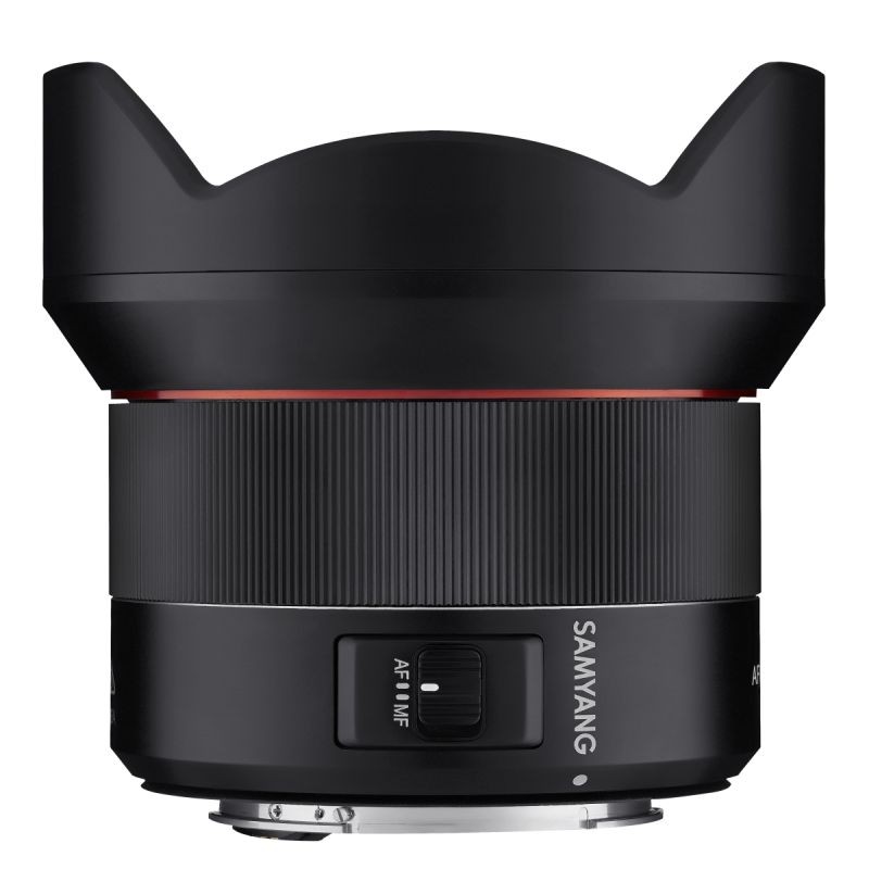 Samyang AF 14mm f/2.8 laajakulmaobjektiivi Canon EF- ja EF-S-kameroille, täyskenno ja APS-C