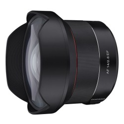 Samyang AF 14mm f/2.8 laajakulmaobjektiivi Canon EF- ja EF-S-kameroille, täyskenno ja APS-C
