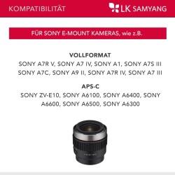Samyang V AF 20 mm T1 9 FE videobjektiivi Sony E autofokus 8K Tally merkkivalo täyskenno ja APS C