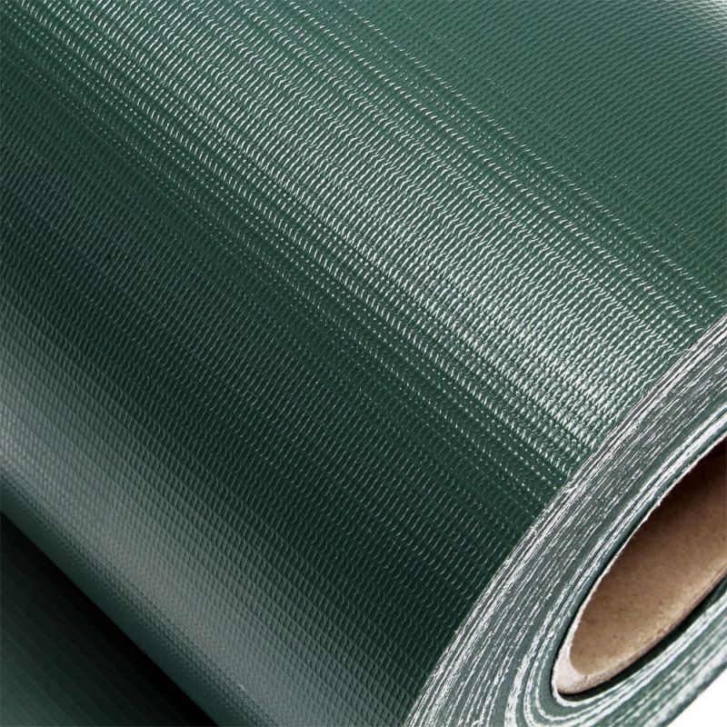 Näkösuojanauhat, 70 m x 19 cm, vihreä, PVC 650 g/m², 40 kpl klipsit