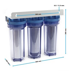 Naturewater NW PR103 kolmivaiheinen vedenpuhdistusjärjestelmä 5 m 20 67 mm 62 mm
