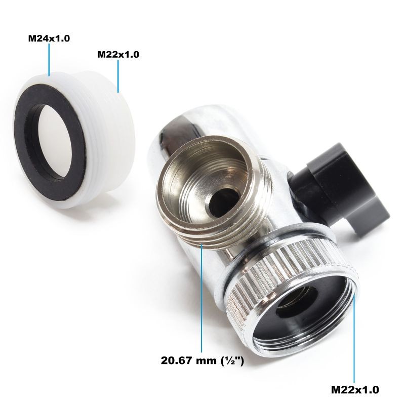 Naturewater NW-PR103 kolmivaiheinen vedenpuhdistusjärjestelmä, 5 µm, 20,67 mm, Ø 62 mm