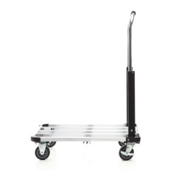 XPOtool Alustavaunu 150 kg 710x410 mm taitettava laajennettava alusta jarru