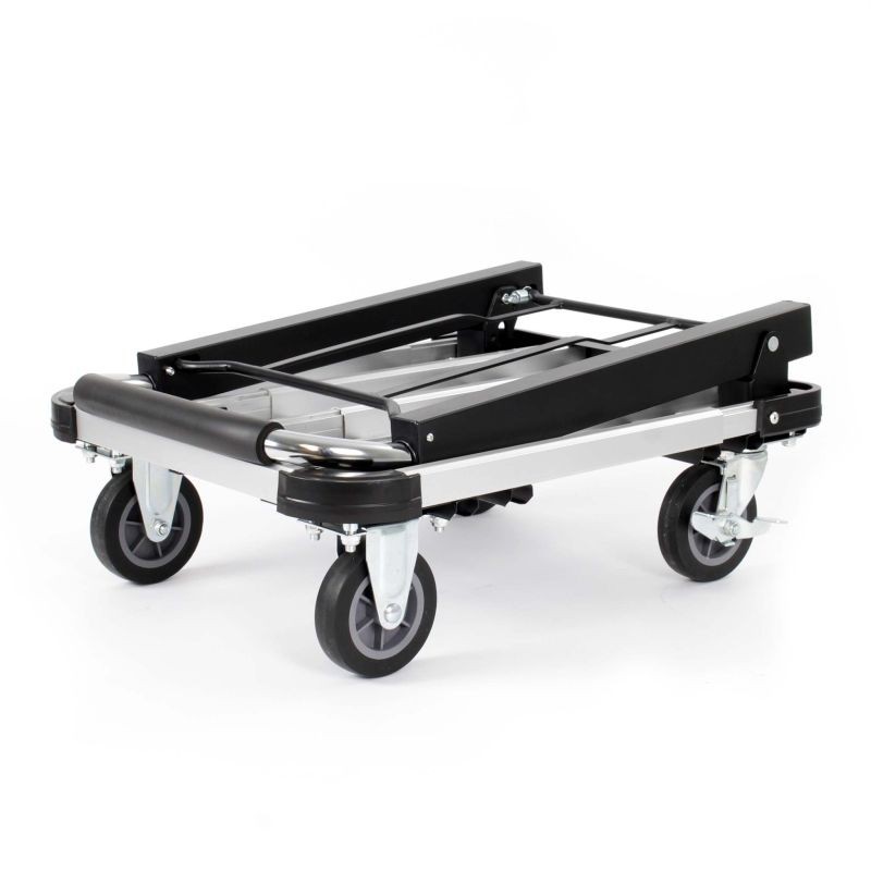 XPOtool Alustavaunu 150 kg, 710x410 mm, taitettava, laajennettava alusta, jarru
