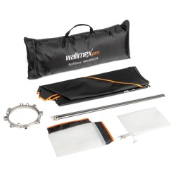 Walimex pro Orange Line softbox 60 x 90 cm valonmuotoilija valokuvaukseen ja videoon
