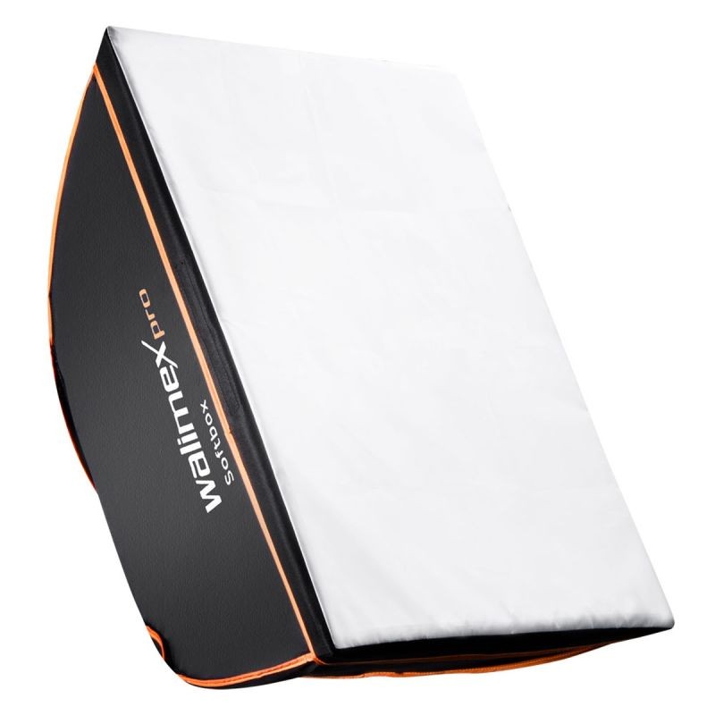 Walimex pro Orange Line softbox 60 x 90 cm, valonmuotoilija valokuvaukseen ja videoon