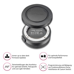 Samyang AF 35mm F1,4 FE II laajakulmaobjektiivi Sony E-kiinnitykselle ja Lens Station