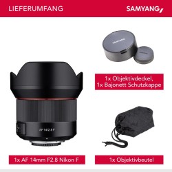 Samyang AF 14mm F2.8 ultra-laajakulmaobjektiivi Nikon F