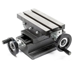 2 akselinen ristipöytä 170x85 mm valurauta poraus ja jyrsintäpöytä X 100 mm Y 80 mm