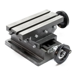 2-akselinen ristipöytä 170x85 mm, valurauta, poraus- ja jyrsintäpöytä, X 100 mm, Y 80 mm