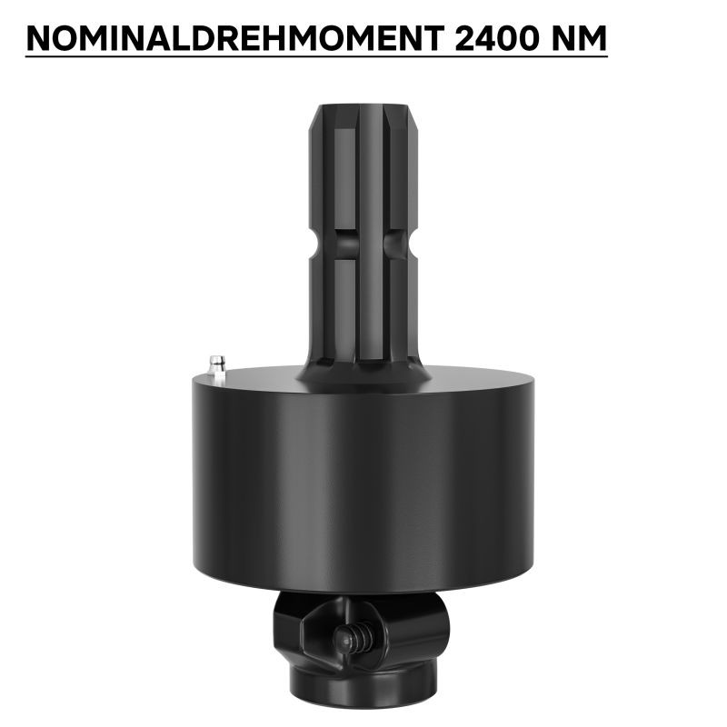 Voimanottoakselin vapaajäsenkytkin 201 mm, 6-hammasinen 34,9 mm, ulko- ja sisäkierre, max. 2400 Nm