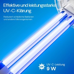 SunSun CUP-129 lampupumppu, biosuodatin ja UVC-puhdistin 1000 l/h, 4 suihkulähdesuutinta
