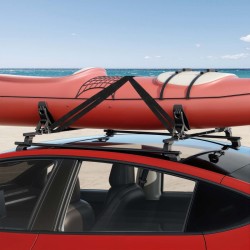 Kajakki- ja SUP-lautatelineiden sarja 4 kpl, musta teräs, max 70 kg, säädettävä kulma