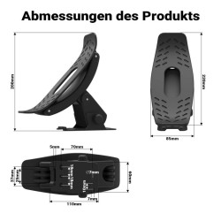 Kajakki- ja SUP-lautatelineiden sarja 4 kpl, musta teräs, max 70 kg, säädettävä kulma